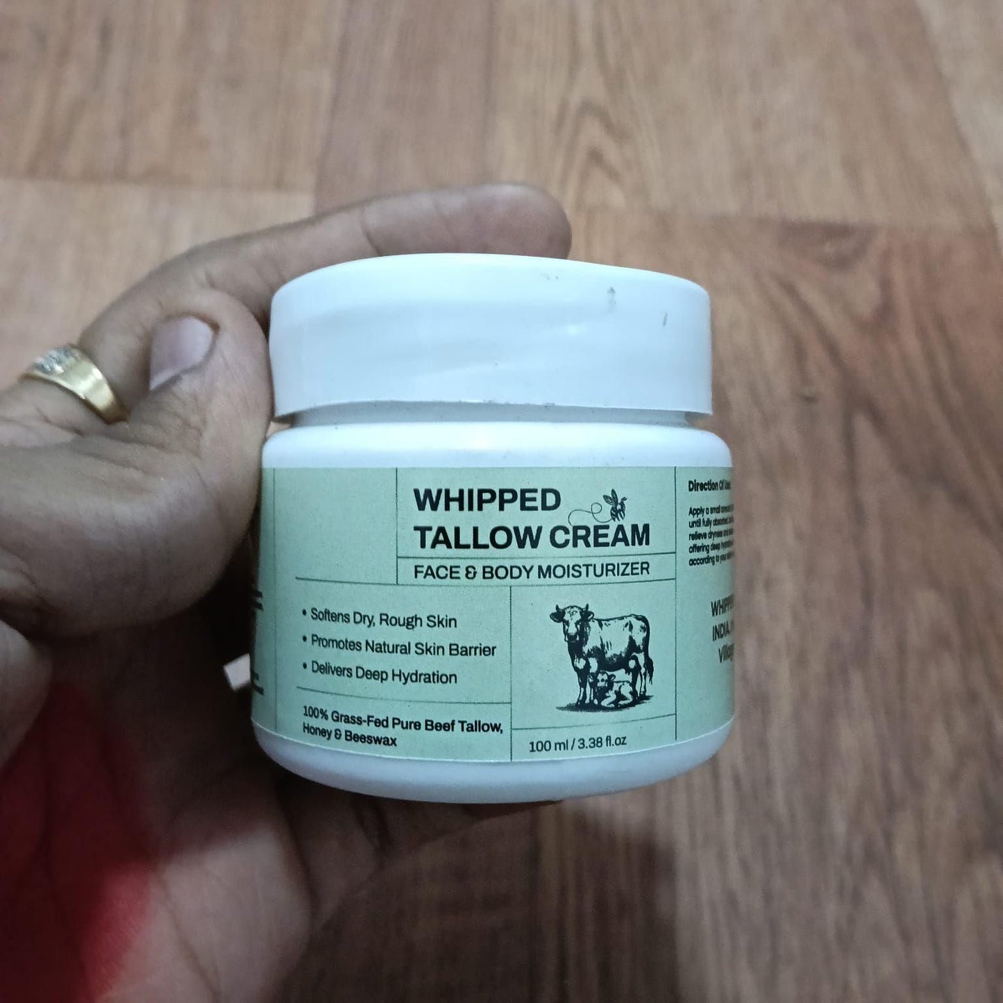 Whipped Tallow Cream with Frankincense – Natural Nourishing Skincare (100ml)