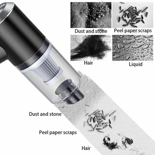 Portable Air Duster & Wireless Vacuum Cleaner – 2-in-1 Cordless Cleaning Gadget