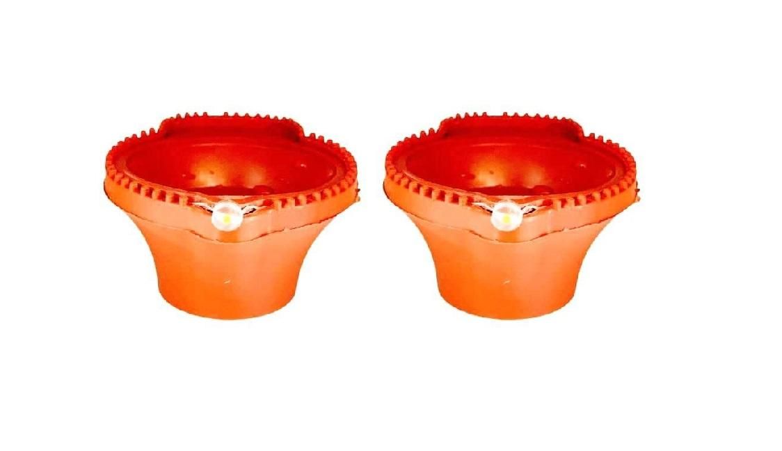 Water-Sensor LED Diyas – Auto-Glow Decorative Lamps (Pack of 6/12/18/24)