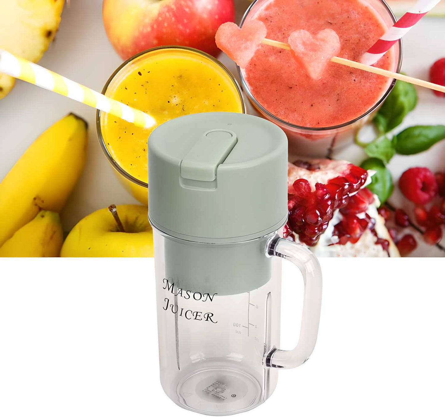 USB Rechargeable 6-Blade Portable Blender – Smoothies & Shakes On-the-Go (350ml)v