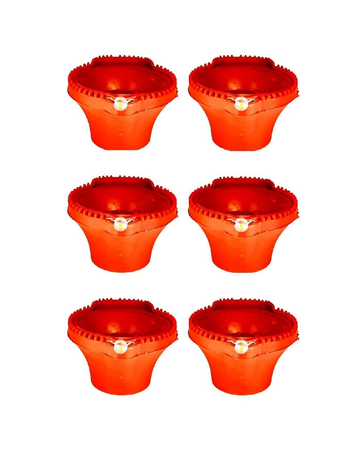 Water-Sensor LED Diyas – Auto-Glow Decorative Lamps (Pack of 6/12/18/24)